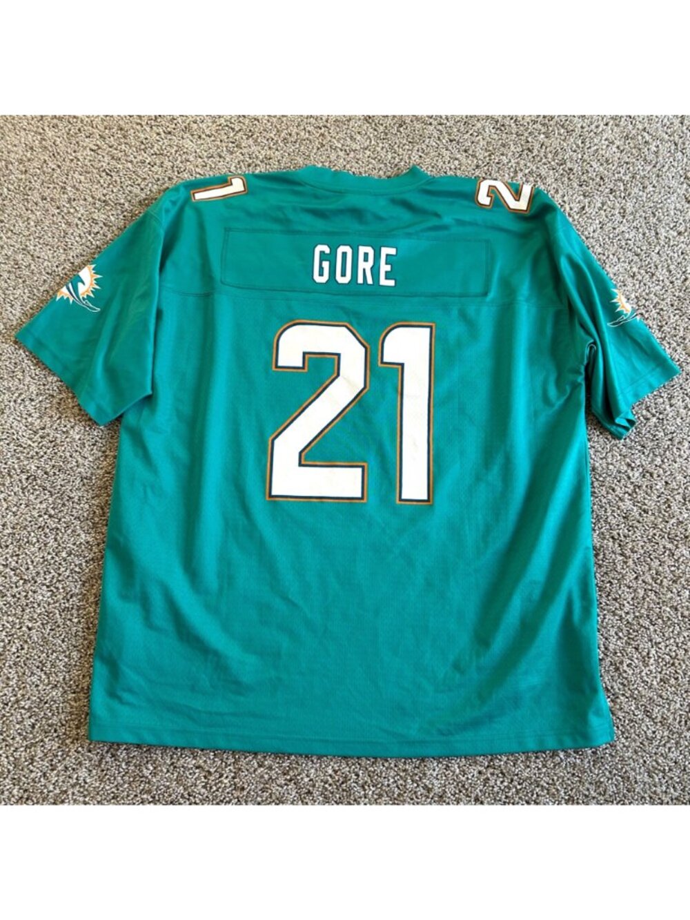 Miami Dolphins Frank Gore #21 Men's Sz 2XL NFL Pro Line Jersey Football Shirt
